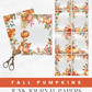 Fall Pumpkins - Junk Journal & Scrapbooking Paper