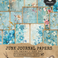 Blue Shabby Chic - Junk Journal & Scrapbooking Papers