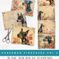 Doberman Pinschers Vol 2 - Junk Journal & Scrapbooking Paper