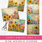 Sunflowers Vol 1 - Junk Journal & Scrapbooking Paper