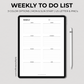 Weekly To Do List