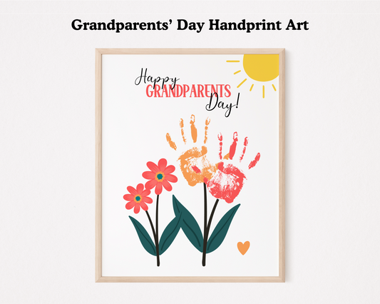 Grandparents' Day Handprint Art